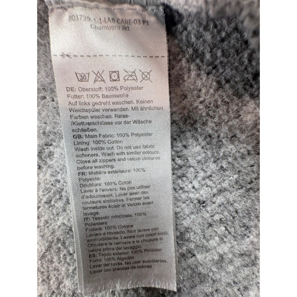 Mammut Chamuera Hooded Jacket Women M Grey Good Fleece Knit Full Zip - Picture 9 of 12